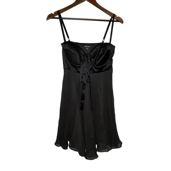 Bebe Black Cocktail Dress - Picture 1 of 9